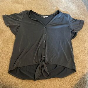 Army green/ gray shirt super cute loose fit.